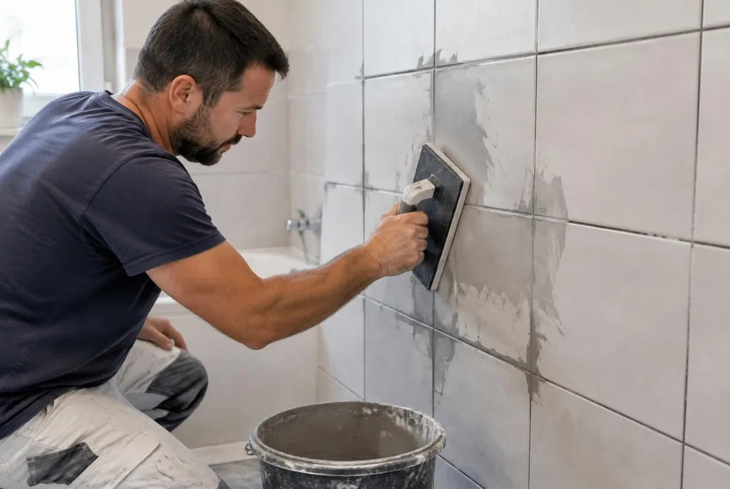 Kitbedrijf Schoonhoven – nieuwe voegen in de badkamer