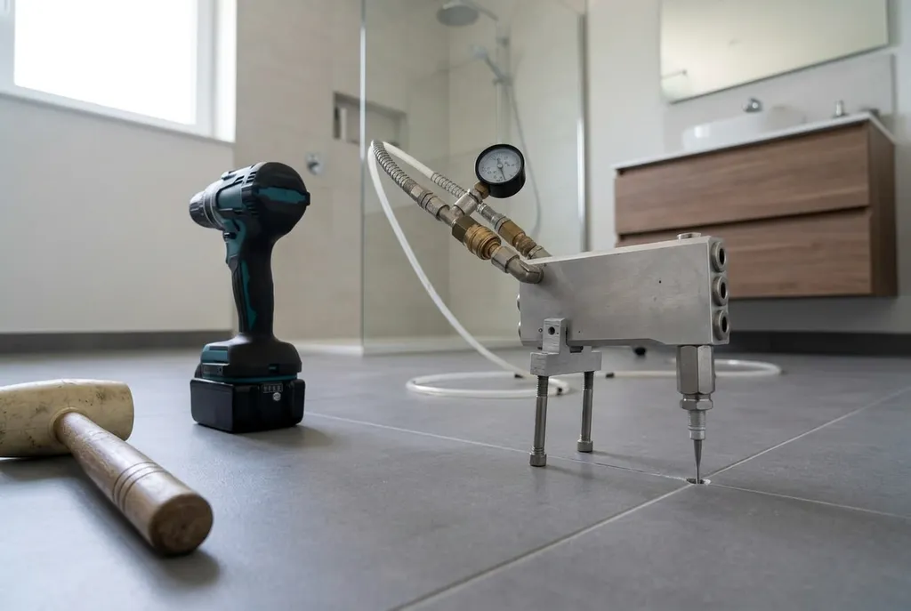 Kitbedrijf Schoonhoven – holle tegels injecteren